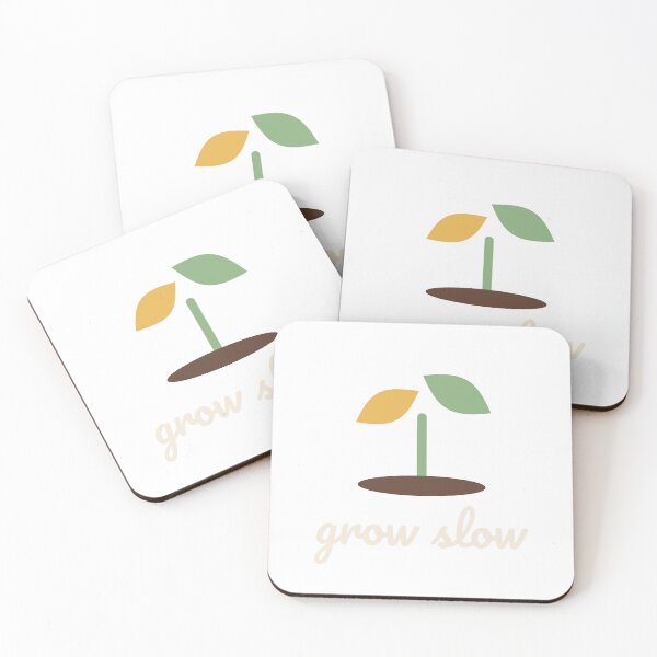 Item preview, Grow Slow - Minimal Sprout Illustration designed and sold by AutopilotGoods.