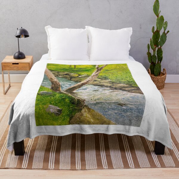 Item preview, Spring Rapids on Darebin Creek designed and sold by Dai Wynn Fine Art.
