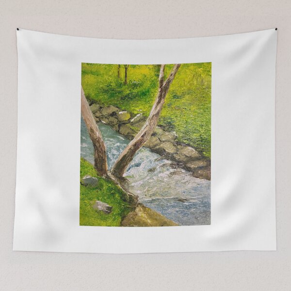 Item preview, Spring Rapids on Darebin Creek designed and sold by Dai Wynn Fine Art.
