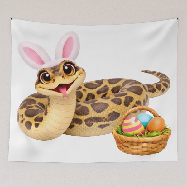 Item preview, Cheerful Carpet Python Easter designed and sold by Sillytoe.