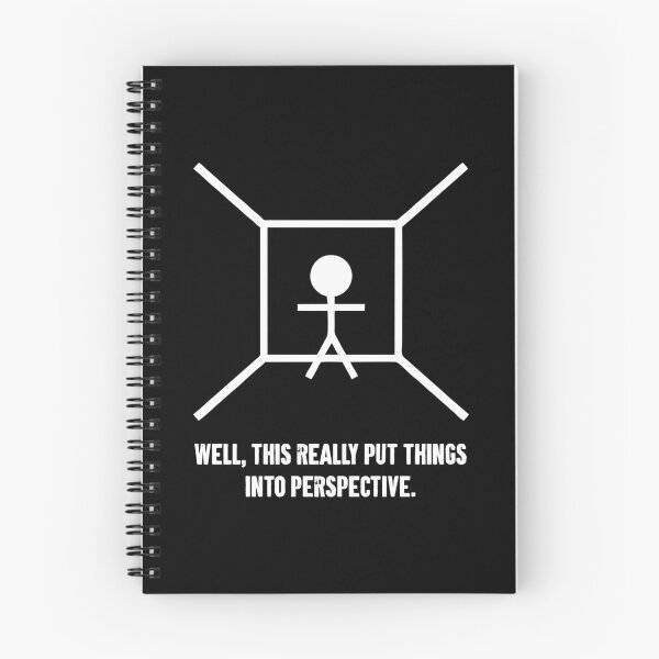 Item preview, This Really Put Things Into Perspective - Funny Stick Figure Pun designed and sold by crenaviolena.