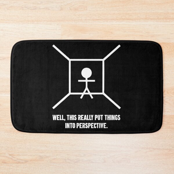 Item preview, This Really Put Things Into Perspective - Funny Stick Figure Pun designed and sold by crenaviolena.