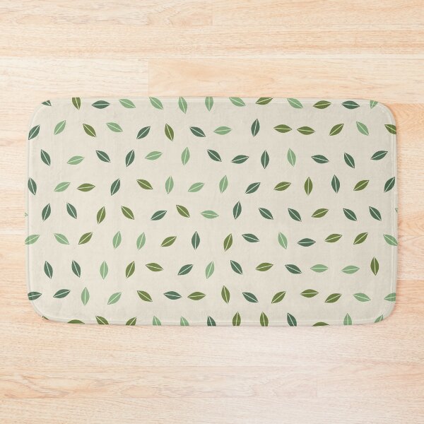Item preview, Scattered Leaves Pattern in Sage and Olive designed and sold by AutopilotGoods.
