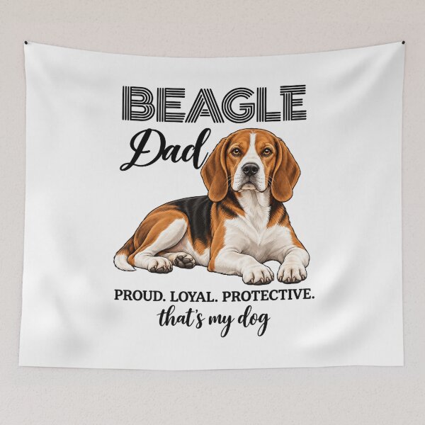 Artikelvorschau, Beagle Dad Dog Dad entworfen und verkauft von Loona97.