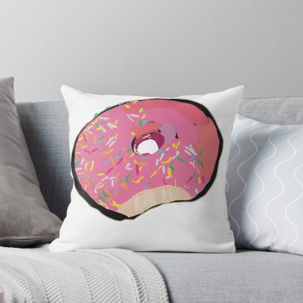 Item preview, Pink doughnut with sprinkles with a bite in it designed and sold by empressbat merch.