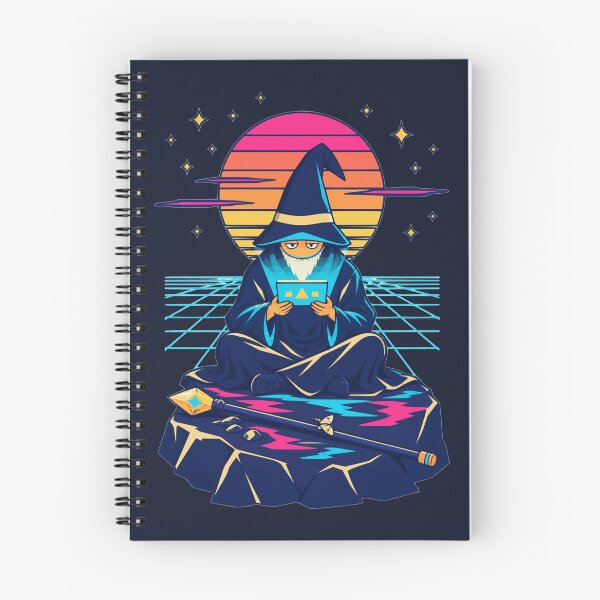 Item preview, Dissociating Wizard Synthwave Gaming Fantasy Design designed and sold by KungPowUnicorn.
