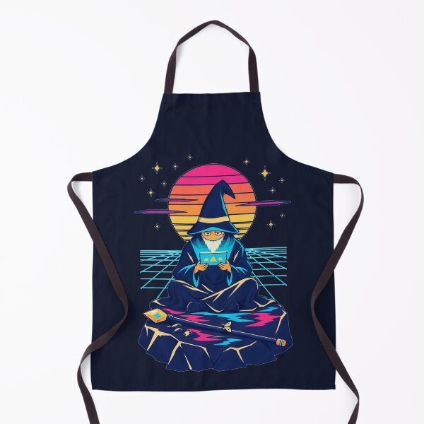 Item preview, Dissociating Wizard Synthwave Gaming Fantasy Design designed and sold by KungPowUnicorn.