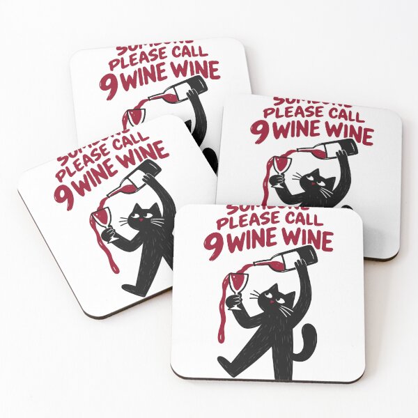 Item preview, Funny Black Cat Wine Lover designed and sold by artCreativeColony.