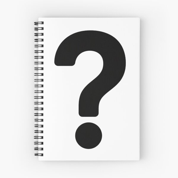 Aperçu de l'œuvre Black Question Mark Minimalist Typography Symbol | Simple Curiosity Graphic créée et vendue par UrbanStatic.