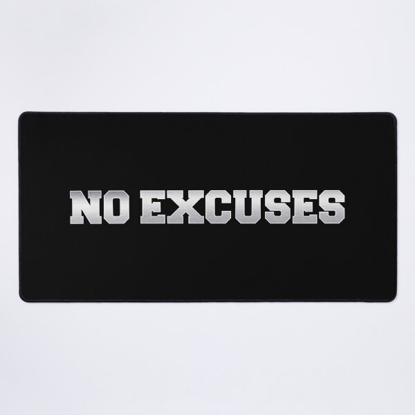 Item preview, No Excuses Gym Motivation designed and sold by teeperfect.