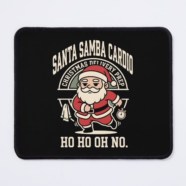 Item preview, Santa Samba Cardio Christmas Delivery Prep Fitness designed and sold by SplashTastic.