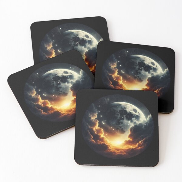 Aperçu de l'œuvre Cosmic Moon Awakening créée et vendue par Catfcreations.
