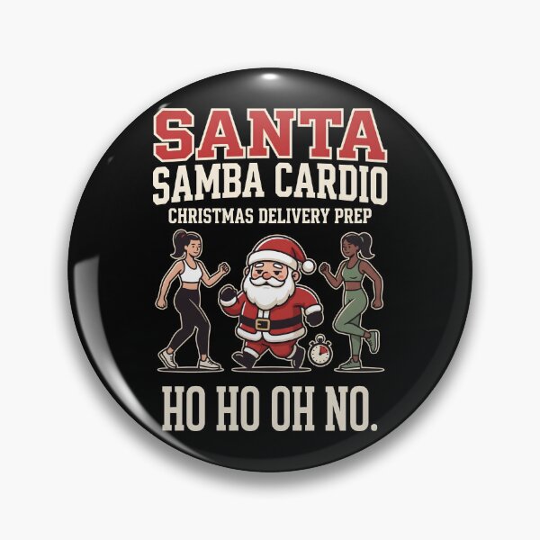 Item preview, Santa Samba Cardio Christmas Delivery Prep Gym Class designed and sold by SplashTastic.