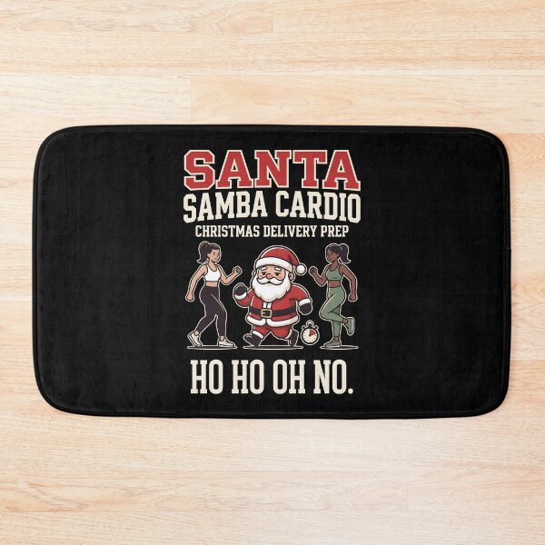 Item preview, Santa Samba Cardio Christmas Delivery Prep Gym Class designed and sold by SplashTastic.