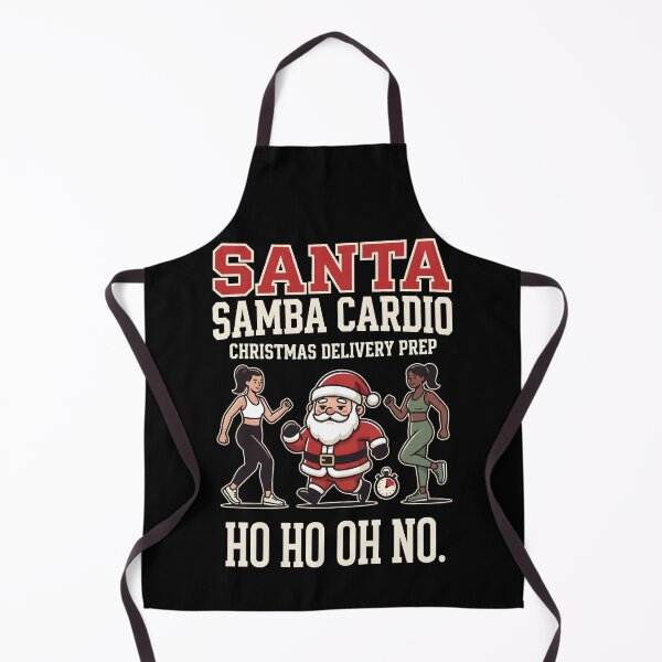Item preview, Santa Samba Cardio Christmas Delivery Prep Gym Class designed and sold by SplashTastic.