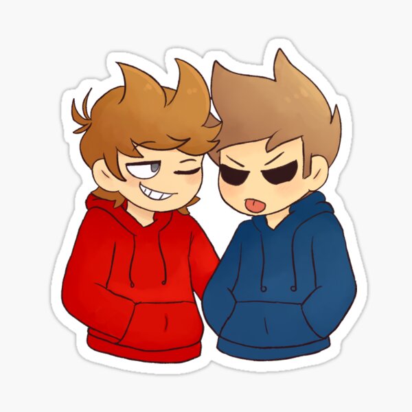 Tomtord Tordtom Stickers Eddsworld Sticker For Sale By Pastel