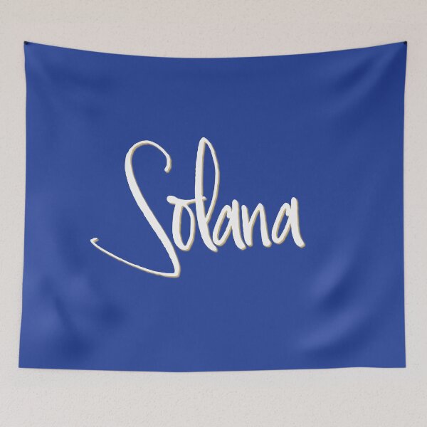 Item preview, SOLANA personalized type design designed and sold by CharlottePlaceArt.