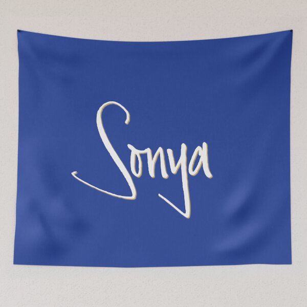 Item preview, SONYA personalized type design designed and sold by CharlottePlaceArt.