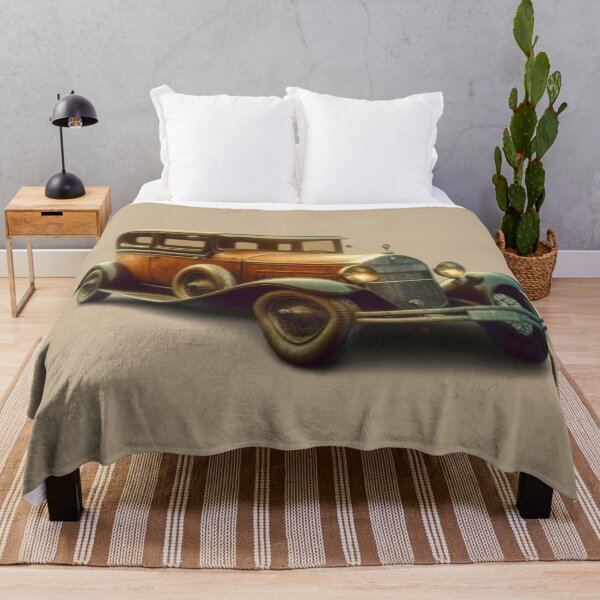 Artikelvorschau, Vintage-Eleganz auf Rädern | Klassisches Retro-Auto entworfen und verkauft von Catfcreations.