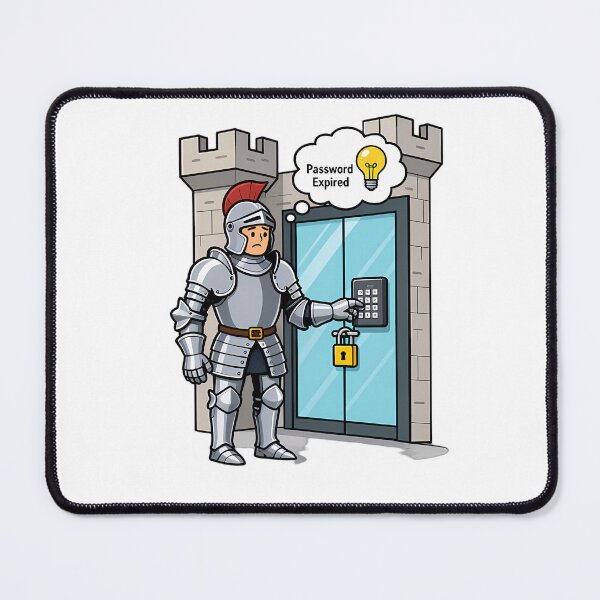Item preview, Knight Locked Out Password Expired designed and sold by Shop of Wonders.