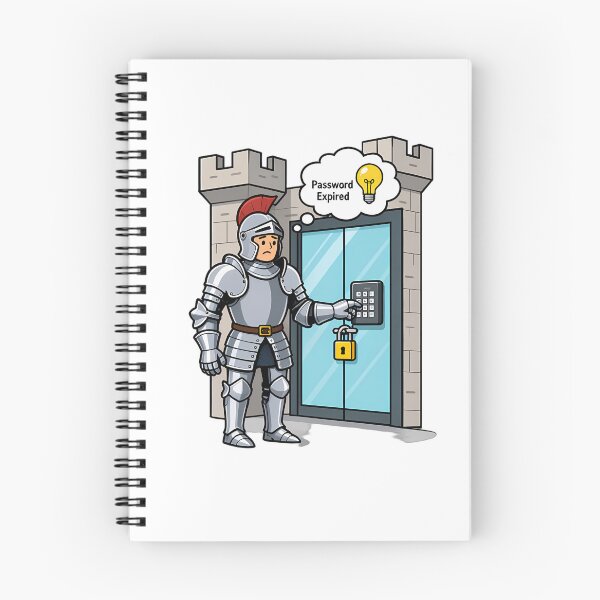 Item preview, Knight Locked Out Password Expired designed and sold by Shop of Wonders.