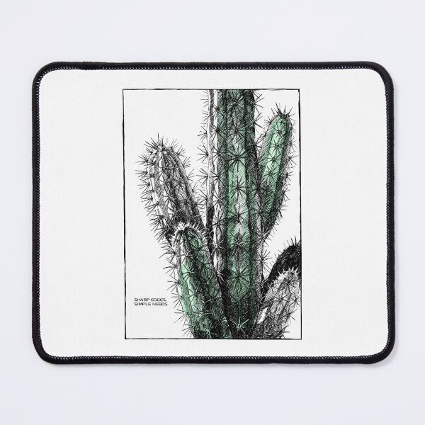 Item preview, Sharp Edges, Simple Needs — Cactus Illustration designed and sold by Ekaterina  Biserova.