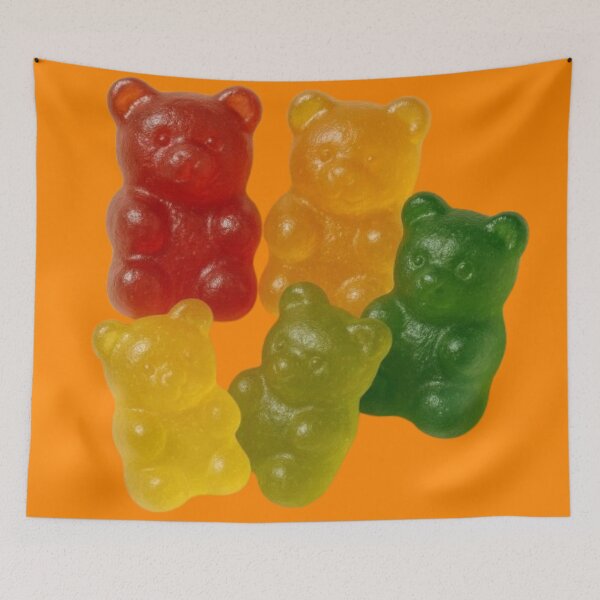 Item preview, Rainbow Gummy Bears – Sweet & Colorful Joy   designed and sold by Catfcreations.