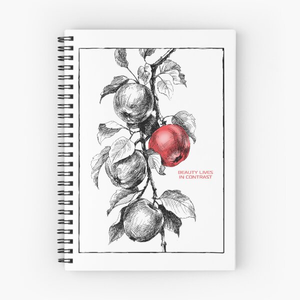 Item preview, Beauty Lives in Contrast Apple Art designed and sold by Ekaterina  Biserova.