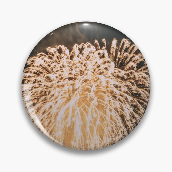 Item preview, Grand Golden Firework Explosion Bursting In Night Sky designed and sold by Kylodt.