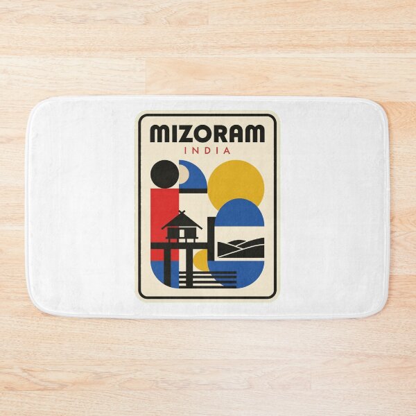 Aperçu de l'œuvre Horizon géométrique rétro du Bauhaus du Mizoram créée et vendue par k3rstman1.