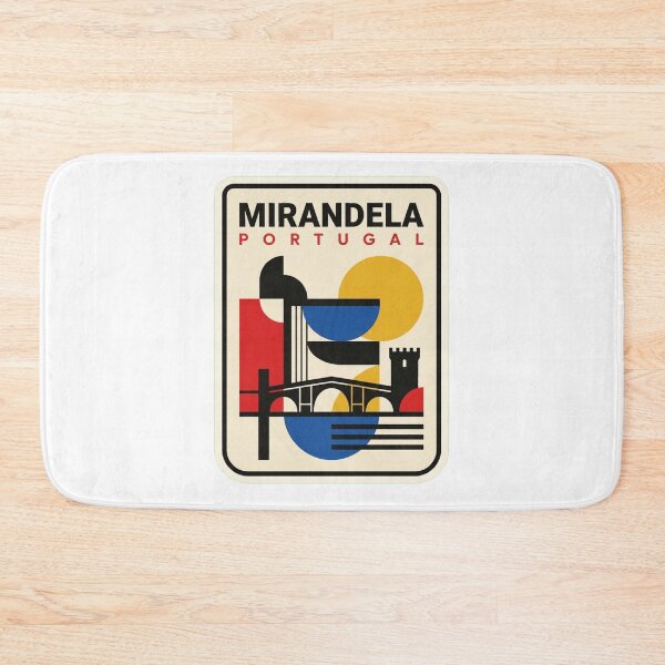 Item preview, Retro Mirandela Bauhaus Geometric Skyline designed and sold by k3rstman1.