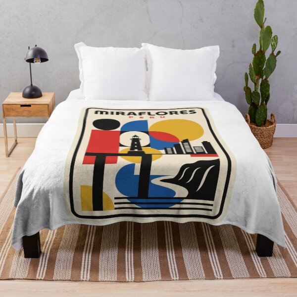 Item preview, Retro Miraflores Bauhaus Geometric Skyline designed and sold by k3rstman1.