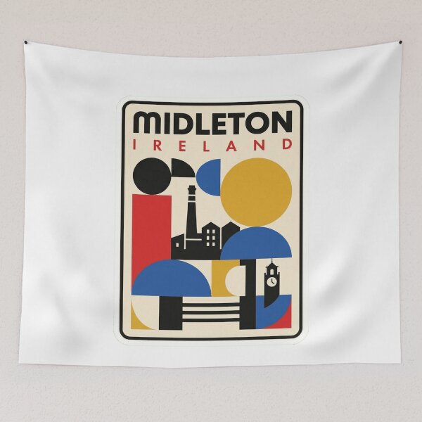 Item preview, Retro Midleton Bauhaus Geometric Skyline designed and sold by k3rstman1.