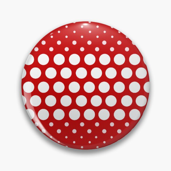 Item preview, Dotwave White Polka Dots on Red designed and sold by POLKAIWERX.