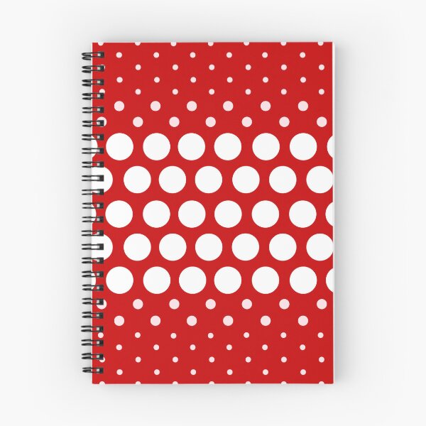 Item preview, Dotwave White Polka Dots on Red designed and sold by POLKAIWERX.
