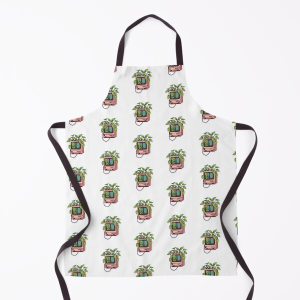Item preview, Pixel Art Retro Terminal Houseplant Sticker designed and sold by One More Run.