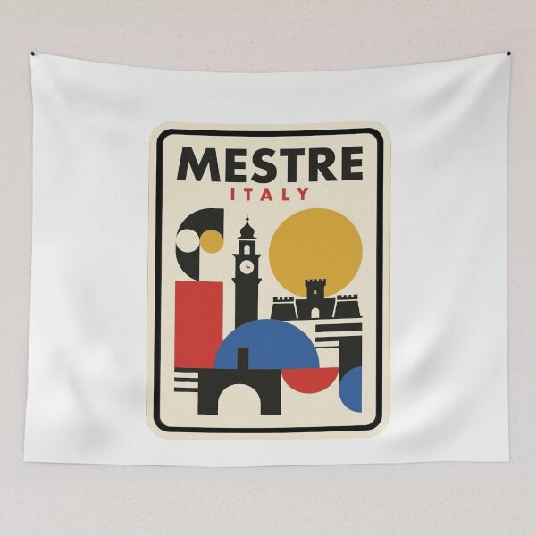 Item preview, Retro Mestre Bauhaus Geometric Skyline designed and sold by k3rstman1.