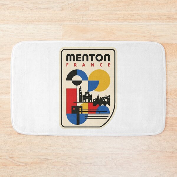 Item preview, Retro Menton Bauhaus Geometric Skyline designed and sold by k3rstman1.