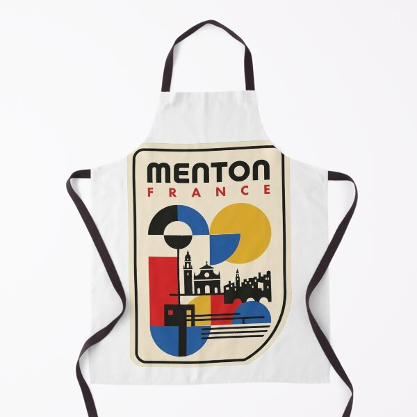 Item preview, Retro Menton Bauhaus Geometric Skyline designed and sold by k3rstman1.