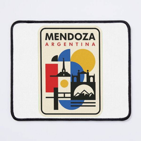 Item preview, Retro Mendoza Bauhaus Geometric Skyline designed and sold by k3rstman1.