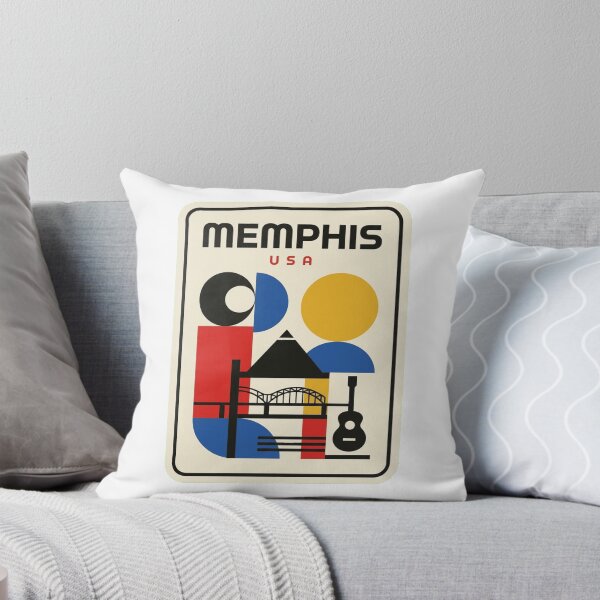Item preview, Retro Memphis Bauhaus Geometric Skyline designed and sold by k3rstman1.