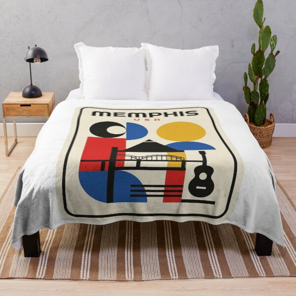 Item preview, Retro Memphis Bauhaus Geometric Skyline designed and sold by k3rstman1.