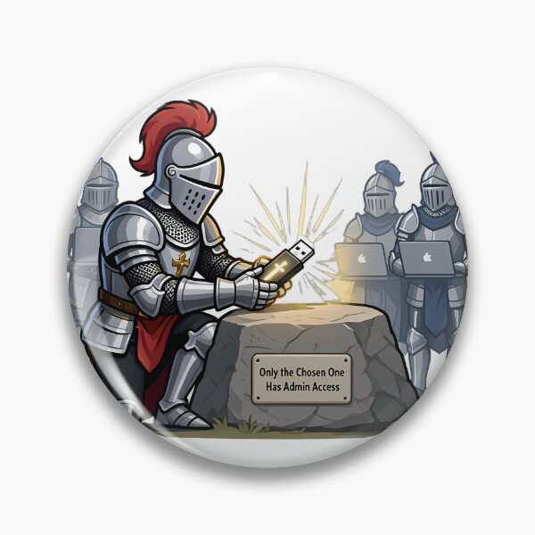 Item preview, Knight Pulling Excalibur USB Drive designed and sold by Shop of Wonders.