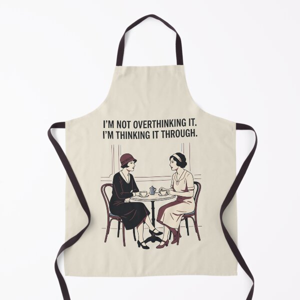 Item preview, Im Not Overthinking It Thinking It Through Flapper designed and sold by SplashTastic.