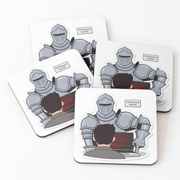 Item preview, Knight Code Review Pull Request Denied designed and sold by Shop of Wonders.