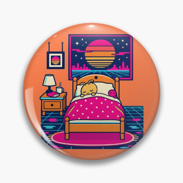 Item preview, Grub In A Tiny Bed Vaporwave Cozycore designed and sold by KungPowUnicorn.
