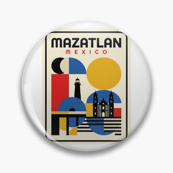 Item preview, Horizonte geométrico retro de Mazatlán estilo Bauhaus designed and sold by k3rstman1.