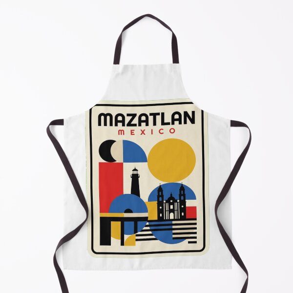 Item preview, Horizonte geométrico retro de Mazatlán estilo Bauhaus designed and sold by k3rstman1.