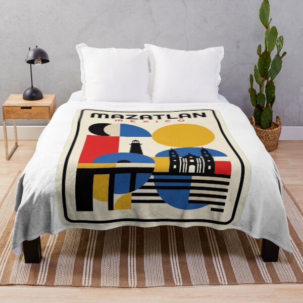 Artikelvorschau, Retro Mazatlan Bauhaus Geometrische Skyline entworfen und verkauft von k3rstman1.