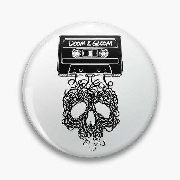 Item preview, Halloween Mixtape Retro Cassette Skull Doom & Gloom Music designed and sold by GrandeDuc.